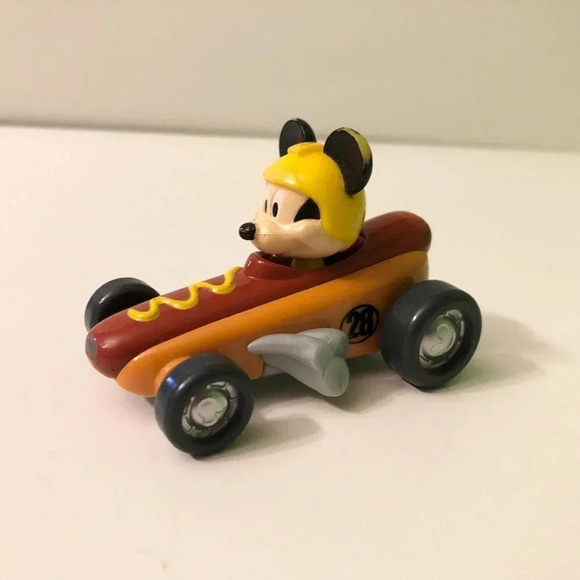 Mattel Disney 2016 Mickey Mouse Roadster Hot Dog Racer  Car - Picture 1 of 8